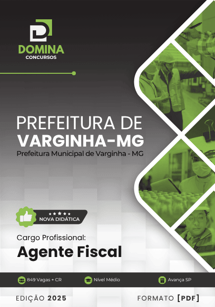 Apostila Agente Fiscal Varginha MG 2025