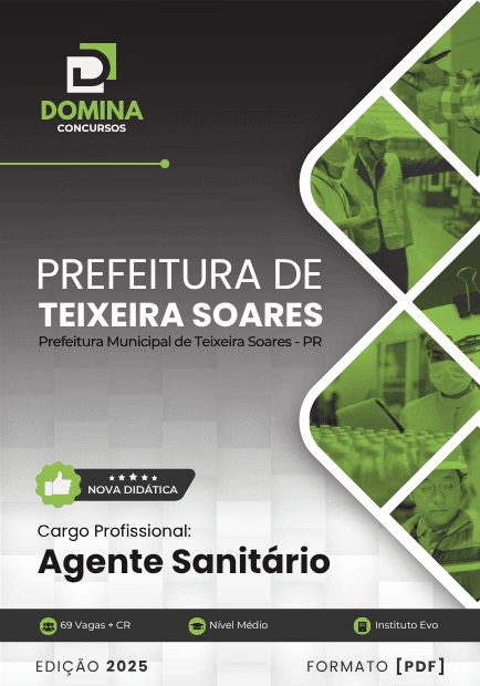 Apostila Agente Sanitário Teixeira Soares PR 2025