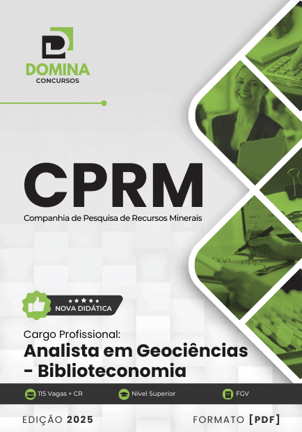 Apostila Analista em Geociências Biblioteconomia CPRM 2025