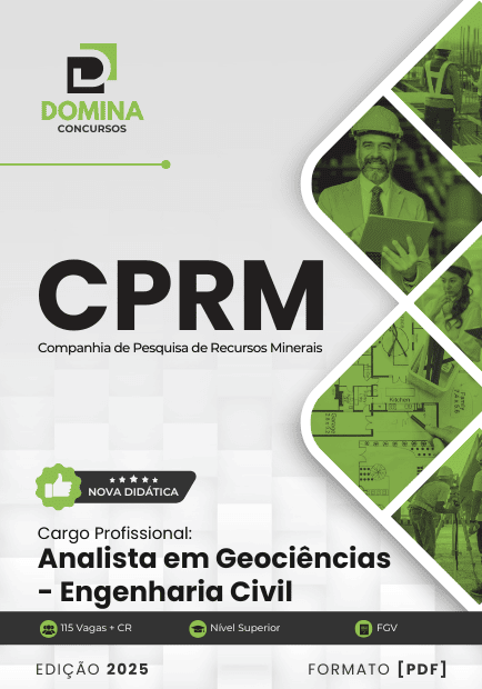 Apostila Analista em Geociências Engenharia Civil CPRM 2025