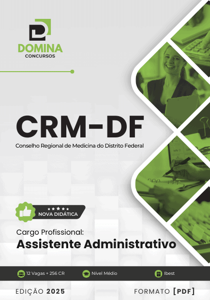 Apostila Assistente Administrativo CRM DF 2025