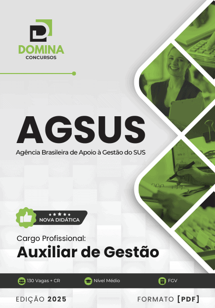 Apostila Auxiliar de Gestão AgSUS 2025