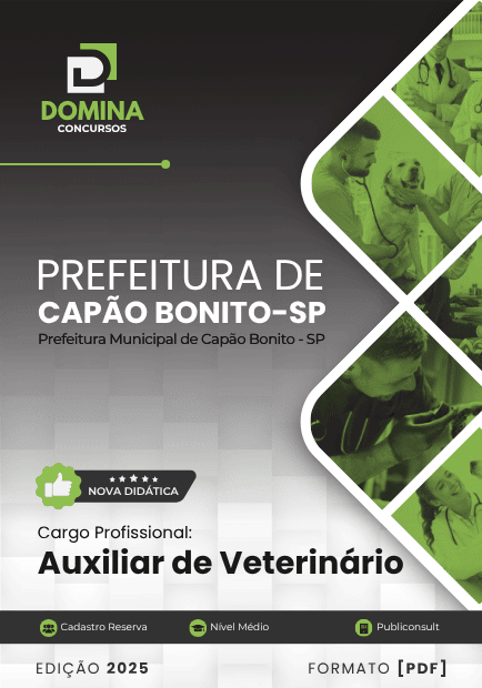 Apostila Agente Sanitário Capão Bonito SP 2025