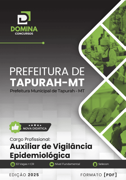 Apostila Auxiliar de Vigilância Epidemiológica Tapurah MT 2025
