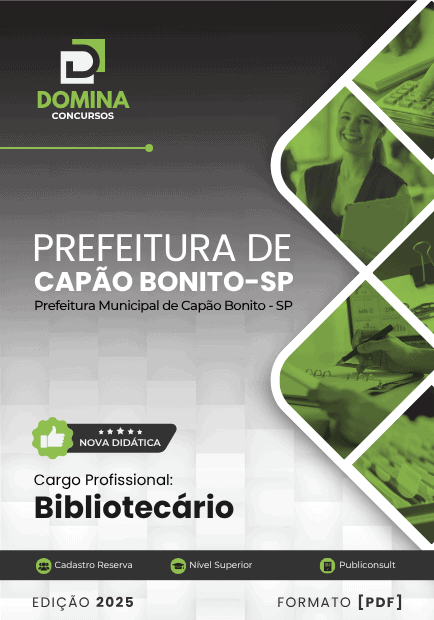 Apostila Bibliotecário Capão Bonito SP 2025