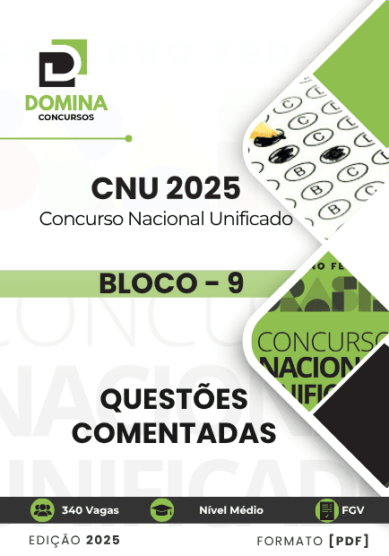 150 Questões Comentadas CNU 2025 - BLOCO 9