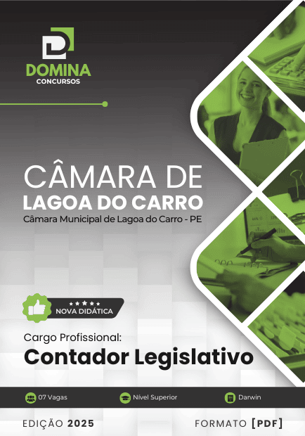 Apostila Analista Legislativo Câmara Lagoa do Carro PE 2025