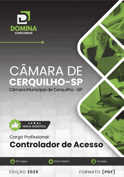 Apostila Controlador de Acesso Câmara Cerquilho SP 2025