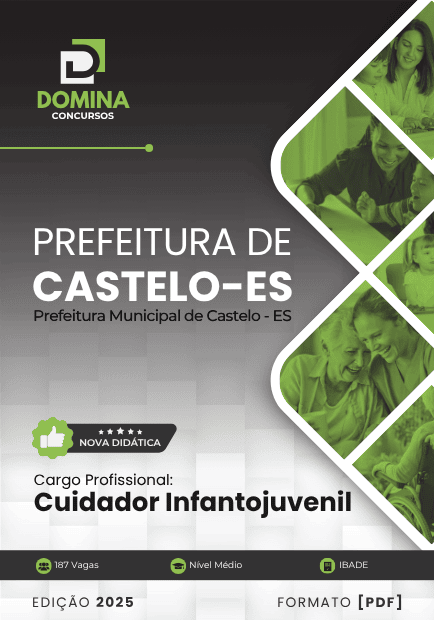 Apostila Cuidador Infantojuvenil Castelo ES 2025