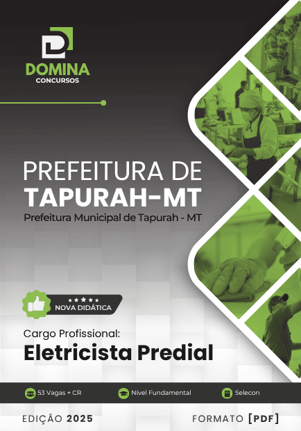 Apostila Eletricista Predial Tapurah MT 2025