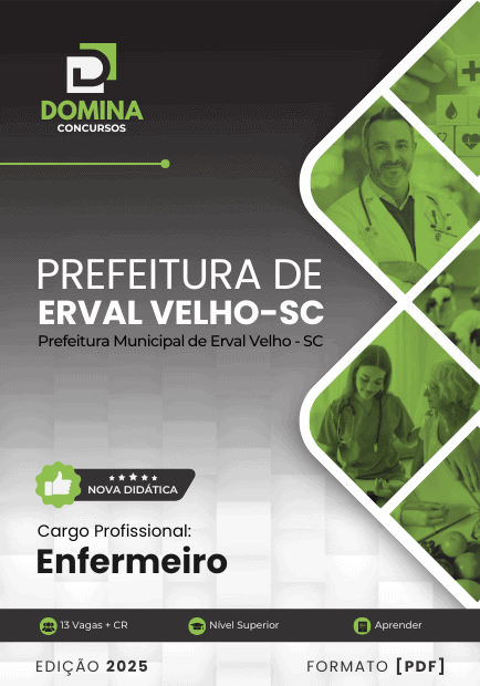Apostila Enfermeiro Erval Velho SC 2025