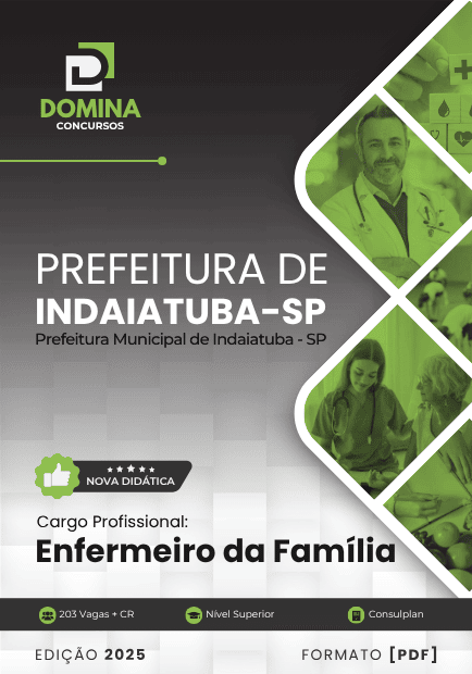 Apostila Enfermeiro da Família Indaiatuba SP 2025