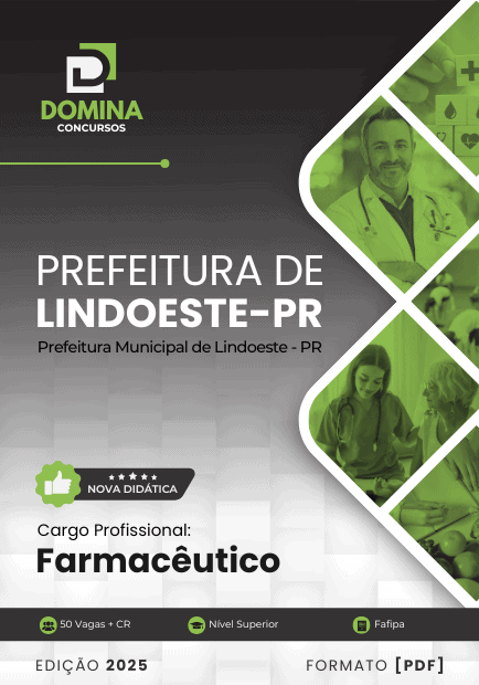 Apostila Prefeitura Lindoeste PR 2025 Farmacêutico