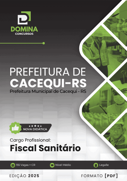 Apostila Fiscal Sanitário Cacequi RS 2025