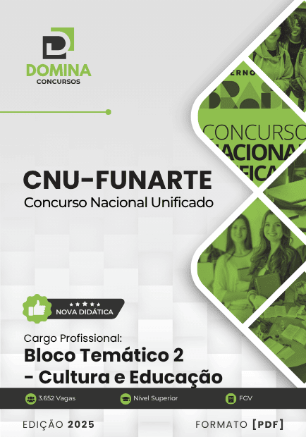 Apostila BLOCO 2 Cultura e Educação FUNARTE CNU 2025