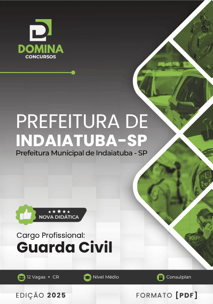 Apostila Guarda Civil Indaiatuba SP 2025