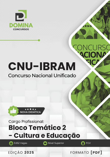 Apostila BLOCO 2 Cultura e Educação IBRAM CNU 2025