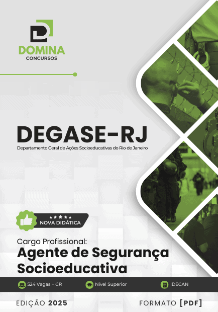 Apostila Agente Socioeducativo DEGASE RJ 2025