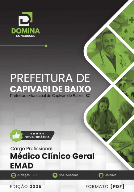 Apostila Médico Clínico Geral EMAD Capivari de Baixo SC 2025