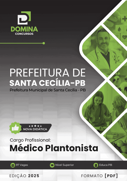 Apostila Médico Plantonista Santa Cecília PB 2025