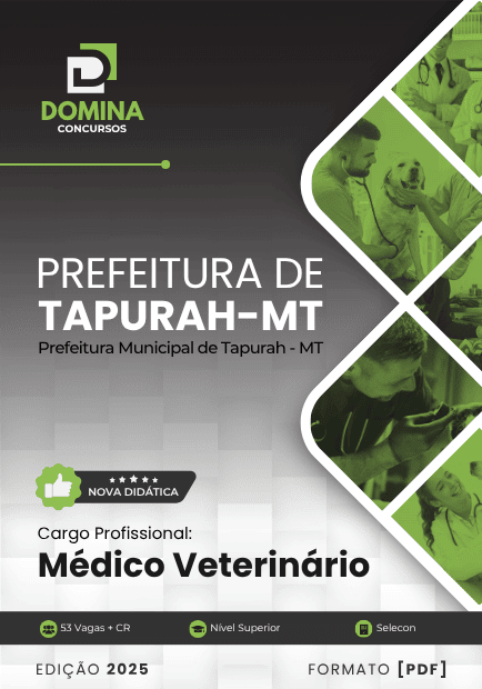 Apostila Médico Veterinário Tapurah MT 2025