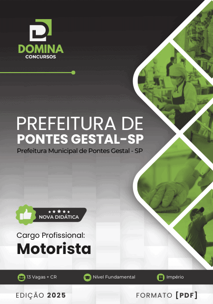 Apostila Motorista Pontes Gestal SP 2025