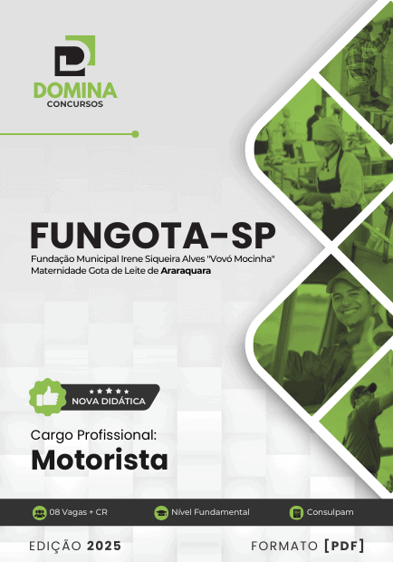 Apostila Motorista FUNGOTA SP 2025