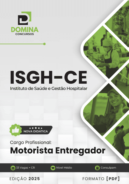 Apostila Motorista Entregador ISGH CE 2025