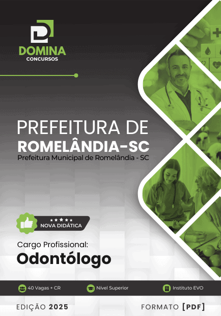 Apostila Odontólogo Romelândia SC 2025