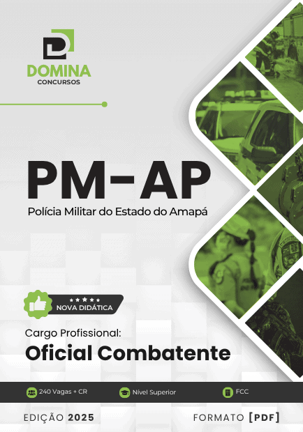 Apostila Oficial Combatente PM AP 2025