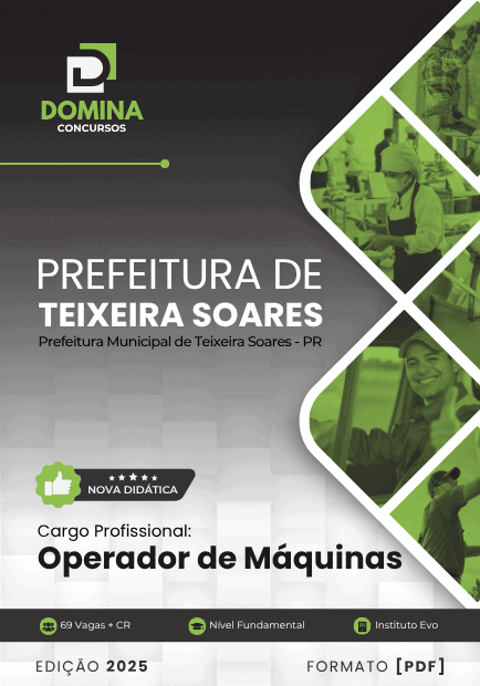 Apostila Operador de Máquinas Teixeira Soares PR 2025