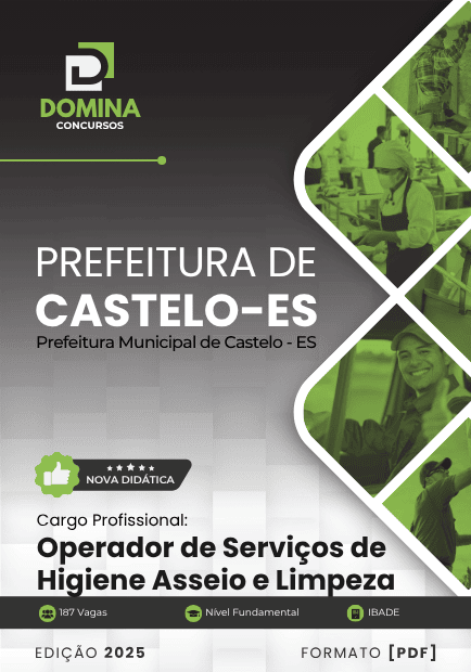 Apostila Operador de Serviços Administrativos Castelo ES 2025