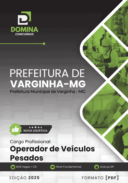 Apostila Motorista Varginha MG 2025