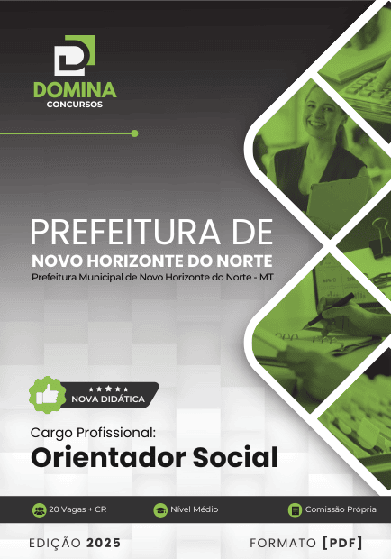 Apostila Orientador Social Novo Horizonte do Norte MT 2025