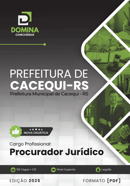 Apostila Procurador Jurídico Cacequi RS 2025