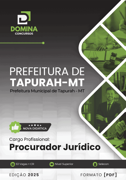 Apostila Procurador Jurídico Tapurah MT 2025