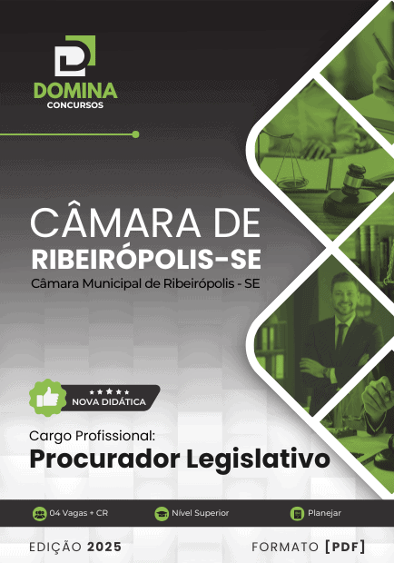 Apostila Procurador Legislativo Câmara de Ribeirópolis SE 2025