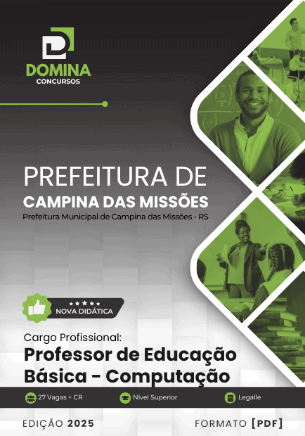 Apostila Professor de Computação Campina das Missões RS 2025