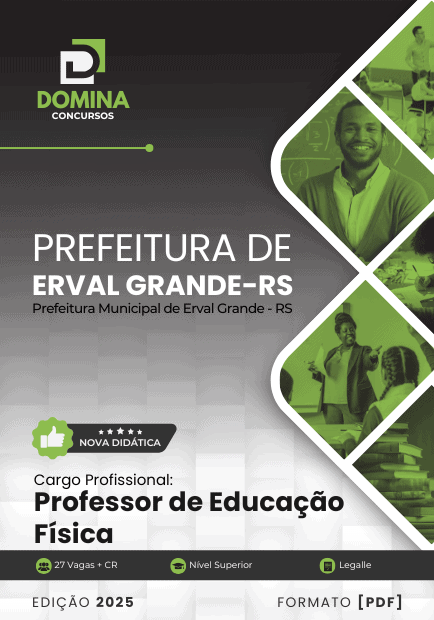 Apostila Erval Grande RS Professor de Educação Física 2025