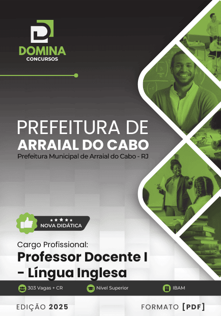 Apostila Professor I Língua Inglesa Arraial do Cabo RJ 2025