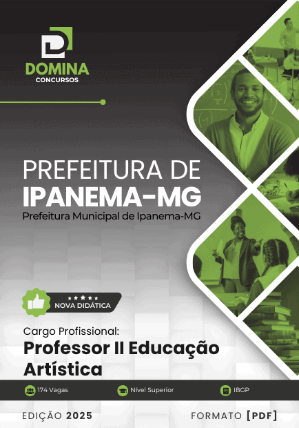 Apostila Professor II Educação Artística Ipanema MG 2025