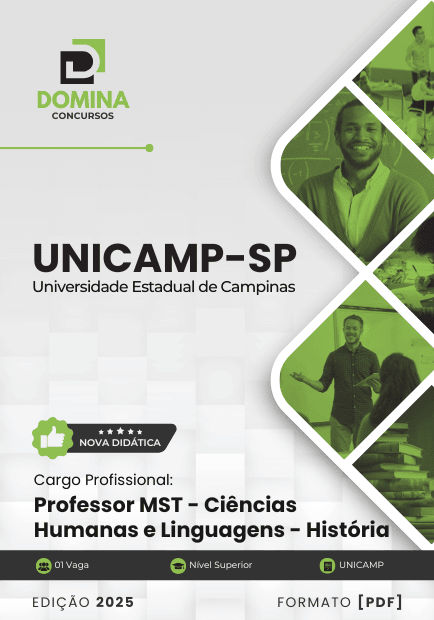 Apostila Professor de História UNICAMP SP 2025