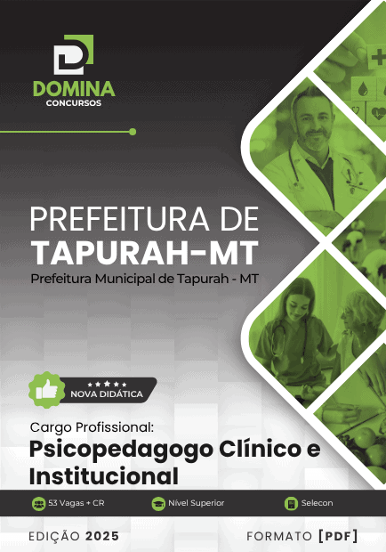 Apostila Psicopedagogo Clínico e Institucional Tapurah MT 2025