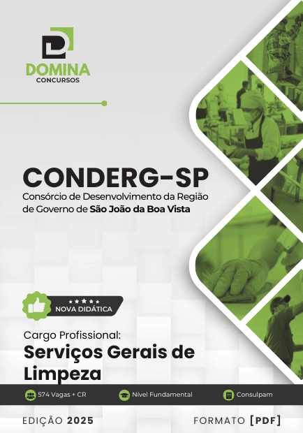 Apostila CONDERG SP 2025 Porteiro