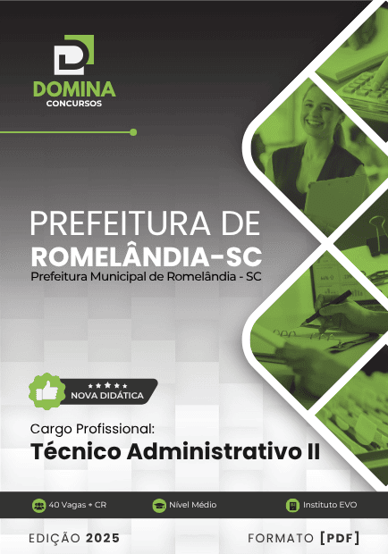 Apostila Técnico Administrativo II Romelândia SC 2025
