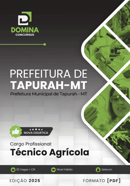 Apostila Técnico Agrícola Tapurah MT 2025