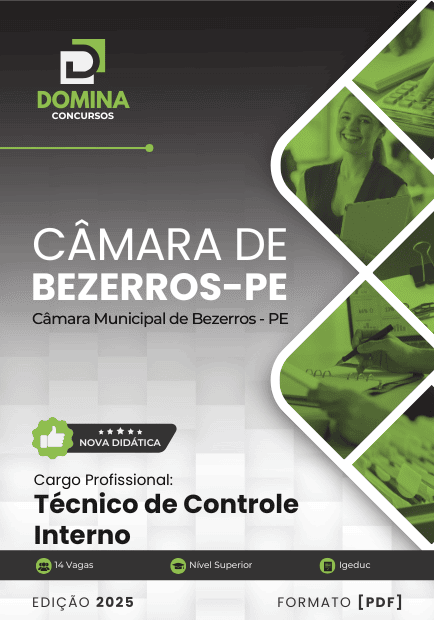 Apostila Técnico de Controle Interno Câmara Bezerros PE 2025