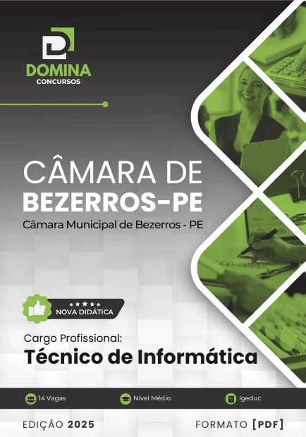 Apostila Técnico de Informática Câmara Bezerros PE 2025