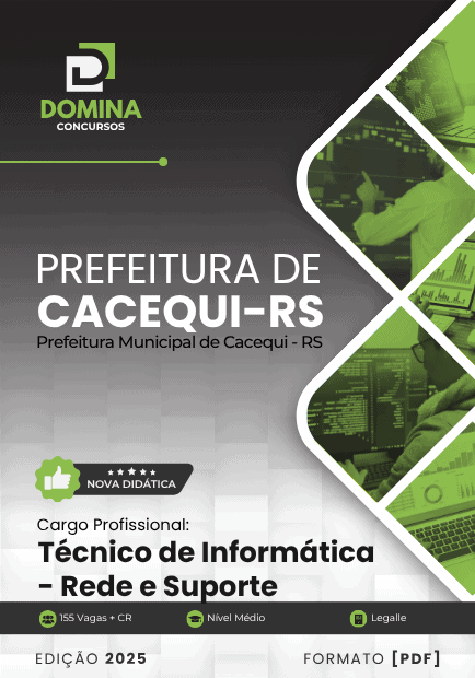 Apostila Técnico de Informática Cacequi RS 2025