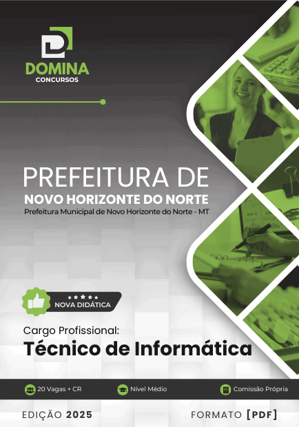 Apostila Técnico de Informática Novo Horizonte do Norte MT 2025
